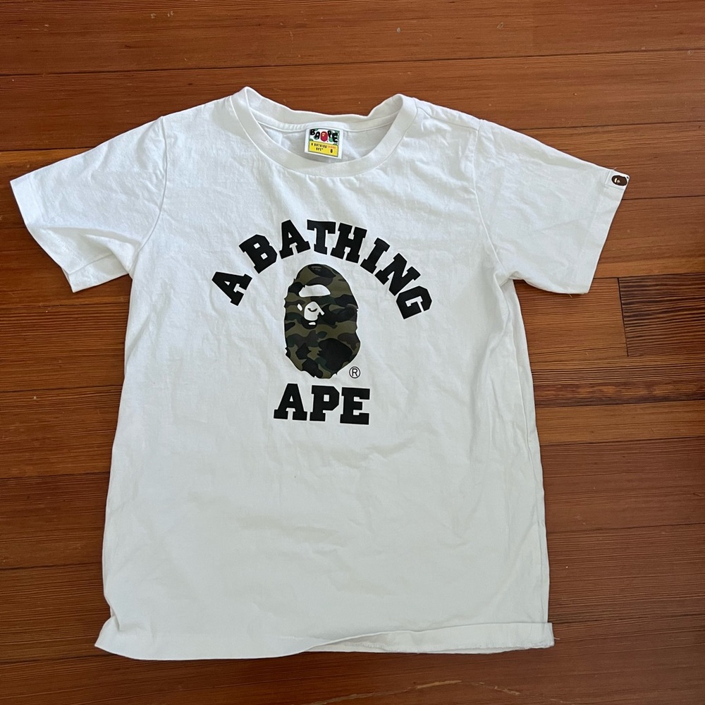 A Bathing Ape camo t-shirt